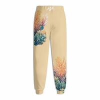 Coral Sweat Pants Cream - Thumbnail 1
