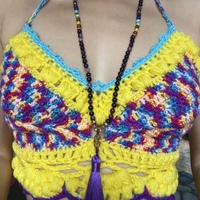 The yellow BoHo top - Thumbnail 1