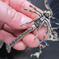 Artistic Brass Dragonfly Statue - Removable Wings, Perfect for Home Decor and Collectors (Buy 1 get 1 free) - Thumbnail 6