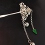 Collection of Chinese handmade Tibetan silver hairpins -11