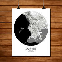 MARSEILLE - FORMAT 40x50cm - Thumbnail 4