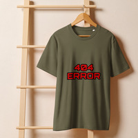 Unisex organic ribbed neck t-shirt - Thumbnail 3