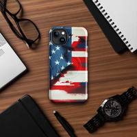 USA Flag Print MagSafe tough case for iPhone - Thumbnail 4