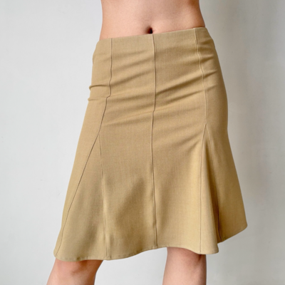 Mid-waist fishtail skirt hip skirt women's all-match a-line skirt