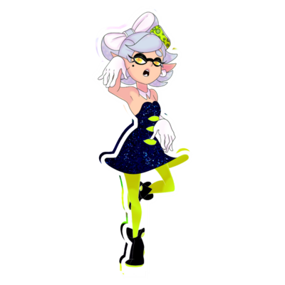 Marie splatoon 1 acrylic standee