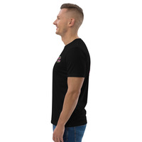 Unisex Organic Cotton T-Shirt with Front Embroidery & Back Print - Thumbnail 8
