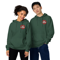 Unisex Midweight Hoodie with Front Embroidery & Bold Back Print - Thumbnail 8