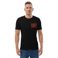 Unisex Organic Cotton T-Shirt | Front Embroidered & Back Printed - Thumbnail 5