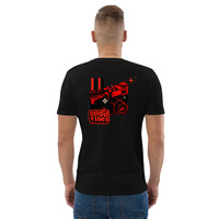 Unisex Organic Cotton T-Shirt | Front Embroidered & Back Printed - Thumbnail 8