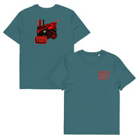 Unisex Organic Cotton T-Shirt | Front Embroidered & Back Printed - Thumbnail 15