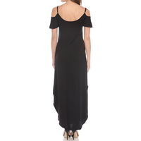 White Mark Women's Cold Shoulder Maxi Sun Dress, Sizes S-XL - Thumbnail 2