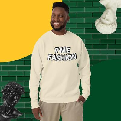 Pme fashion large white arch unisex premium sweatshirt