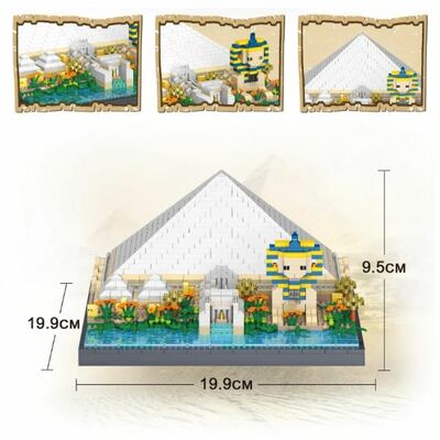 No-name mini micro bricks building blocks | pyramid