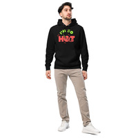 Custom Eco Hoodie | Unisex Organic Cotton I'm So Hot Print Front & Back - Thumbnail 2