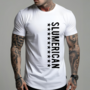 Slumerican Gildan 500 100% Cotton Unisex T-shirt -1