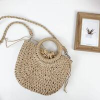 New handmade woven bag shoulder crossbody women's bag - Thumbnail 1