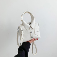 Unique Design PU Square Compact Shoulder and Crossbody Bags  - Thumbnail 7