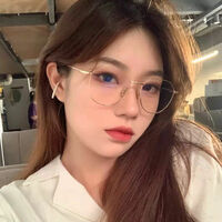  Women Men Computer Myopic Optical Eyeglasses Unisex anti Blue Light Metal Polygons Myopia Glasses - Thumbnail 4