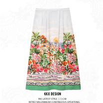 Printed skirt