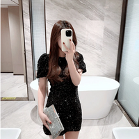 Luxury Diamond Long Silver Day Clutches Shiny Crystal Wedding Chain Shoulder Bags  - Thumbnail 10