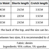 Sexy Denim Shorts Jeans - Thumbnail 4
