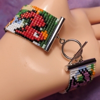 Pixel Bracelet - Rainbow Birds - Thumbnail 3