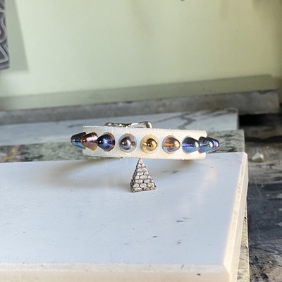 Rainbow Short British Stud Wristband #3