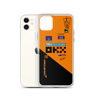 Oscar Piastri McLaren F1 race suit 2025 Clear Case for iPhone - Thumbnail 6