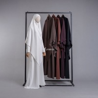 Wafa Abaya – Abaya Set Khimar UV Protection, Eid Outfit, Hajj Umrah Abaya, prayer clothes, Islamic Clothing, Women modest dress, French Khimar - Thumbnail 5