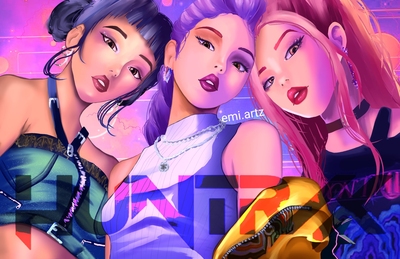Huntrex Girls ( Kpop Demon Hunters ) 