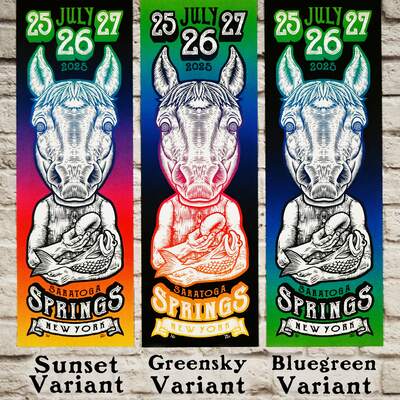 2025 phish at saratoga springs (lot limited edition print)