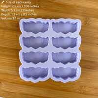 Heart with Wings Silicone Mold - Thumbnail 1
