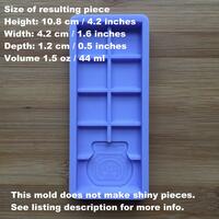Wax Burner Snap Bar Silicone Mold - Thumbnail 1