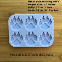 1.2" Bear Claw Silicone Mold - Thumbnail 1