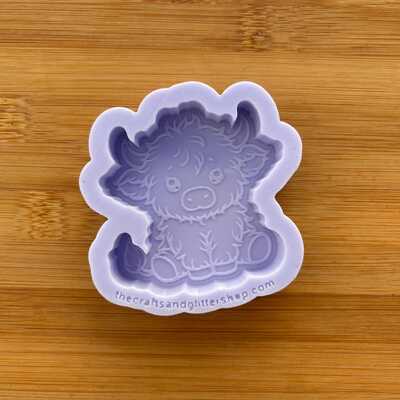 Highland cow silicone mold