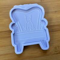 Bull Terrier Armchair Silicone Mold - Thumbnail 3