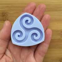 Triple Spiral Silicone Mold - Thumbnail 4