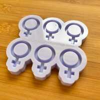 3cm Female Symbol Silicone Mold - Thumbnail 4