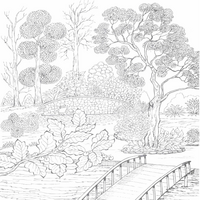 Coloring Book - 100 Fantasy Villages Coloring Book, Enchanted Village, Magical City, Coloring Book for Adults, Teens and Kids - Thumbnail 4