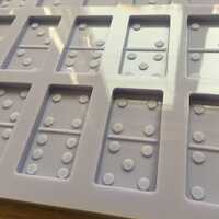 Dominoes Set Silicone Mold - Thumbnail 1