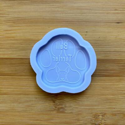 Bull terrier paw silicone mold