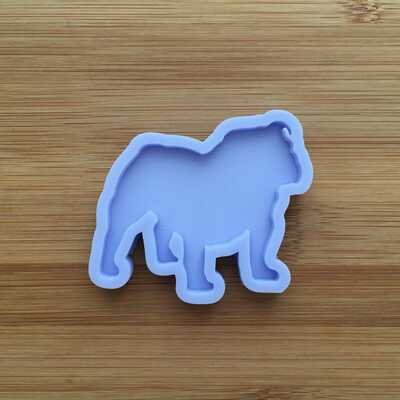 English bulldog silicone mold