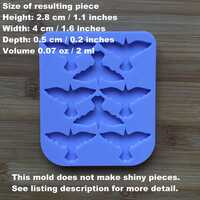 Flying Crow Silicone Mold - Thumbnail 1