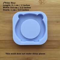 Polar Bear Shaker Silicone Mold - Thumbnail 1
