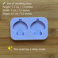 Toadstool Silicone Mold - Thumbnail 1