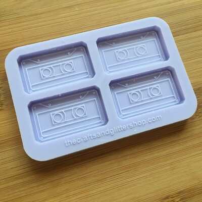 Cassette tape silicone mold