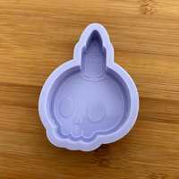 Skull with Candle Silicone Mold - Thumbnail 2