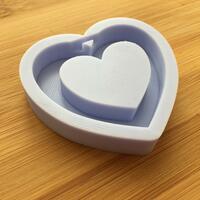 Hollow Heart Silicone Mold - Thumbnail 2