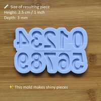 Number set Silicone Mold - Thumbnail 1