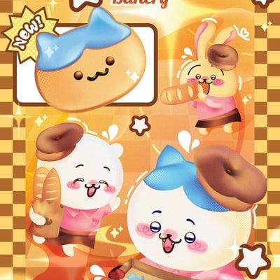 Chiikawa bakery print